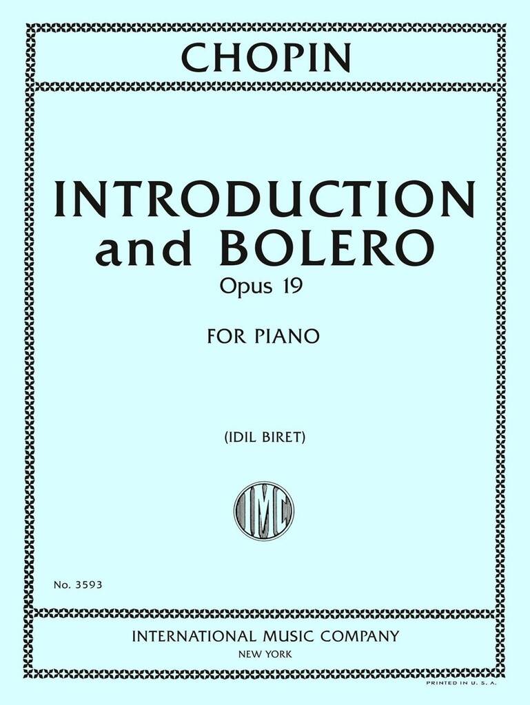 Introduction And Bolero Op. 19